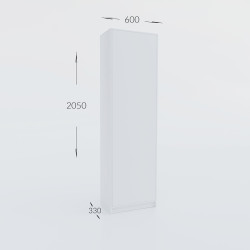 Ντουλάπα Sara Γκρι