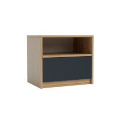 Κομοδίνο Viva Χρυσό Δρυς-Γραφίτης