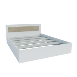 Κρεβάτι Viva Λευκό-Σονόμα
