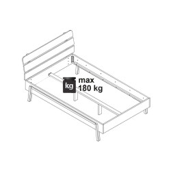 Κρεβάτι με πάτωμα Belle 120x200