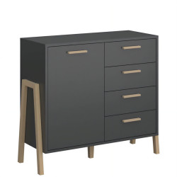 Μπουφές Belle Ανθρακί Μπουφές Belle Ανθρακί