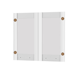 Άνω Πορτάκια Τζάμι Charlotte 80x71.8cm