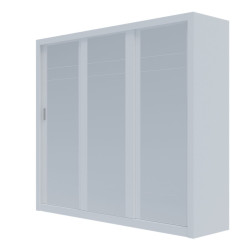 Ντουλάπα Grandio Λευκή με καθρέφτη