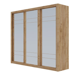 Ντουλάπα Grandio Χρυσό Δρυς καθρέφτη