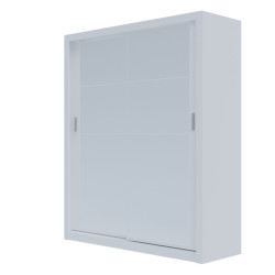 Ντουλάπα Reflex Λευκή με καθρέφτη