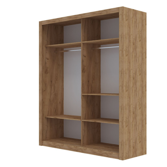 Ντουλάπα Reflex Gold Oak με καθρέφτη