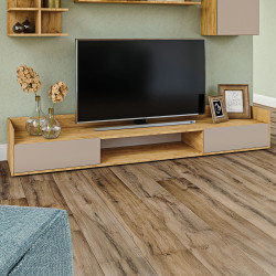 Έπιπλο TV Callisto Χρυσό Δρυς-Γκρεζ