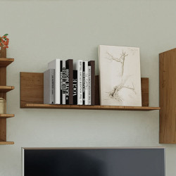 Κρεμαστό Ράφι Callisto-100 Σκουρό Δρυς Κρεμαστό Ράφι Callisto-100 Σκουρό Δρυς