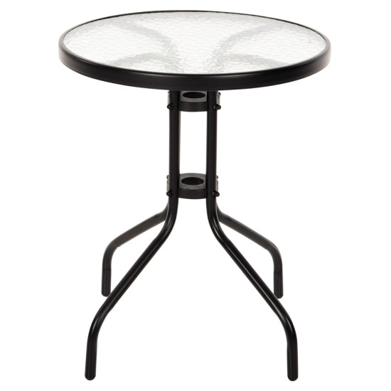 Τραπέζι Adam Μάυρο Φ60