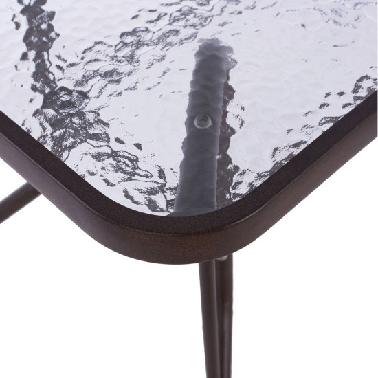 Τραπέζι Venus Καφέ 110cm