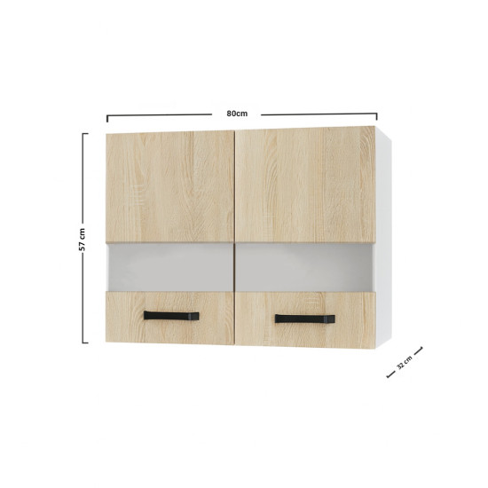 Anita Ντουλάπι-Βιτρίνα 80x57cm S