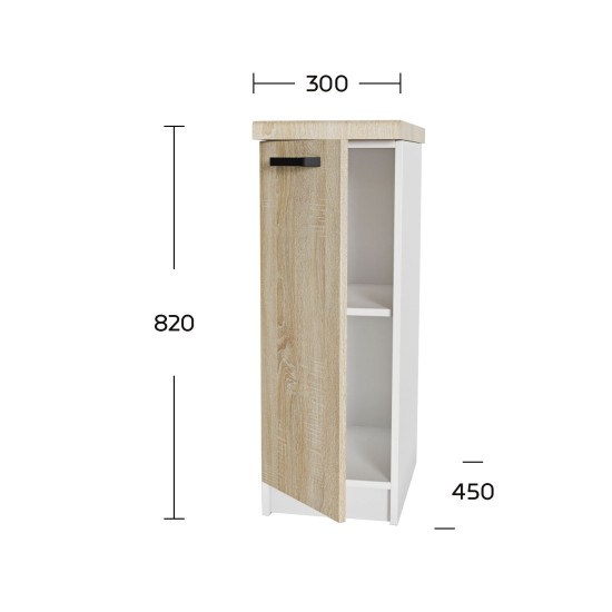 Anita Κάτω Ντουλάπι 30x82cm S Anita Κάτω Ντουλάπι 30x82cm S