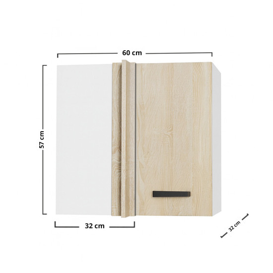 Anita Πάνω Γωνιακό 60x57cm S Anita Πάνω Γωνιακό 60x57cm S