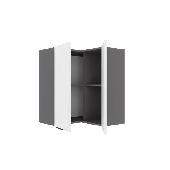 Craft Πάνω Ντουλάπι Γωνιακό 60/60x72cm