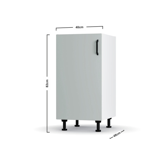 Modest Κάτω Ντουλάπι 40x82cm Gr