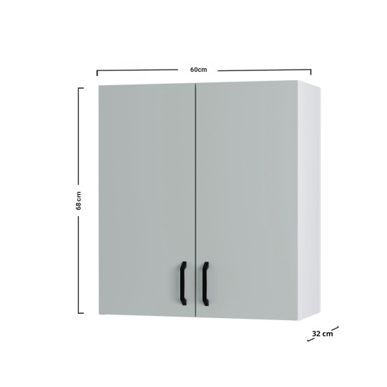 Modest Ντουλάπι Απορροφητήρα 60x68cm-2 Gr