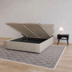 Κρεβάτι Billy Μπεζ 150x200cm