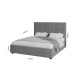 Κρεβάτι Lanotta Γκρι 160x200cm