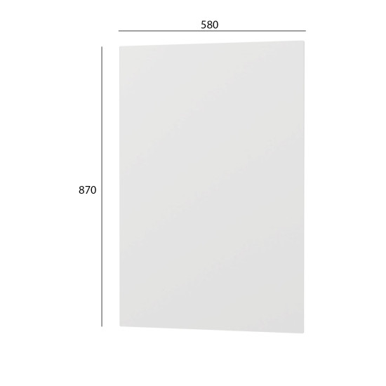 Κάτω Πλαϊνό Modest 58x1.6x87cm W Κάτω Πλαϊνό Modest 58x1.6x87cm W