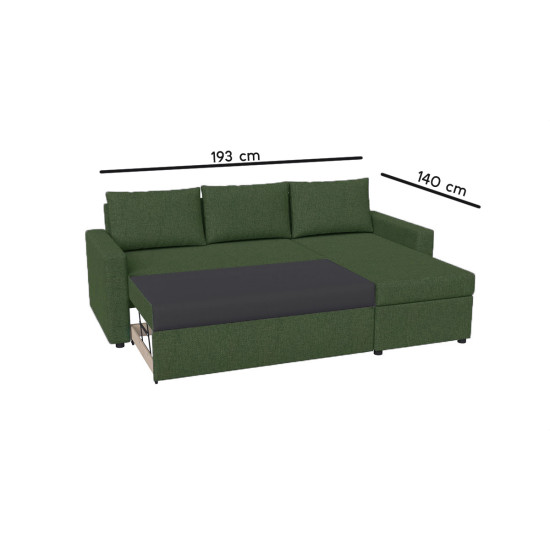 Γωνιακός Καναπές Concept Κυπαρισσί