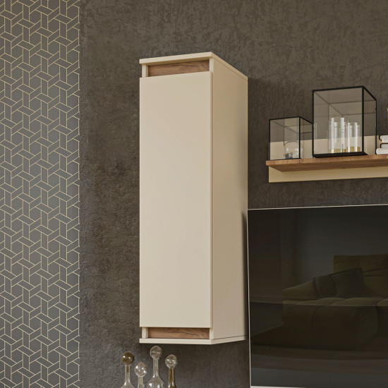 Ντουλάπι Lilu Μπεζ-Σκούρο Δρυς