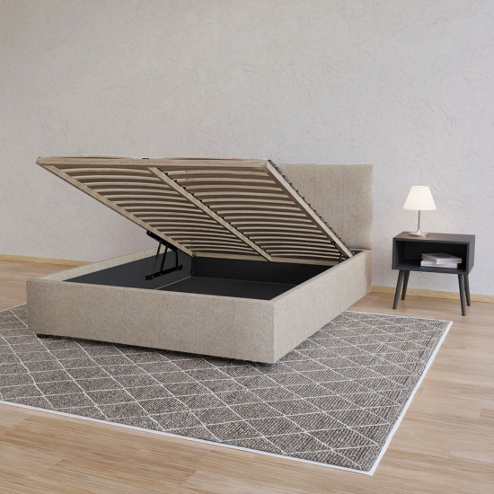 Κρεβάτι Billy Μπεζ 150x200cm