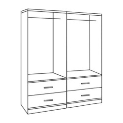 Ντουλάπα Τετράφυλλη Rose