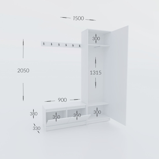 Σετ Εισόδου Sara Γκρι