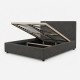 Κρεβάτι Sora Γκρι 160x200cm