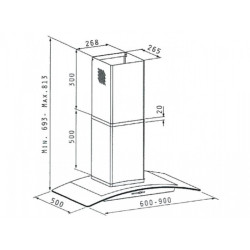 Απορροφητήρας Nadoro Meidtec 60cm