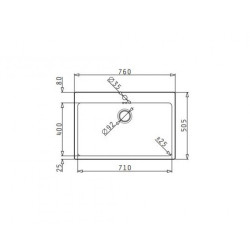 Νεροχύτης Ένθετος Ledge Maidec