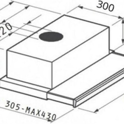 Συρόμενος Απορροφητήρας 60cm 7012ΜΤ