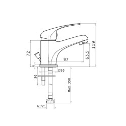 Μπαταρία Νιπτήρος Sonia Μπαταρία Νιπτήρος Sonia