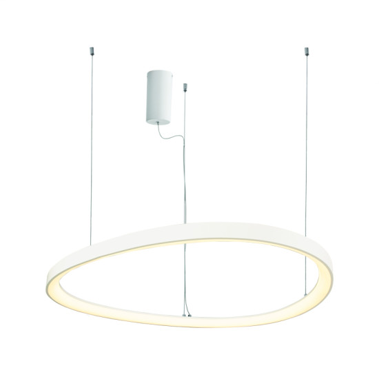 NETTO ΦΩΤΙΣΤΙΚΟ ΚΡΕΜΑΣΤΟ ΛΕΥΚΟ ΜΑΤ ΑΛΟΥΜΙΝΙΟ LED 36W 3000K 2700Lm IP20 Φ400Χ1200mm