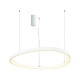 NETTO ΦΩΤΙΣΤΙΚΟ ΚΡΕΜΑΣΤΟ ΛΕΥΚΟ ΜΑΤ ΑΛΟΥΜΙΝΙΟ LED 36W 3000K 2700Lm IP20 Φ400Χ1200mm