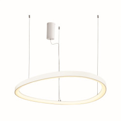 NETTO ΦΩΤΙΣΤΙΚΟ ΚΡΕΜΑΣΤΟ ΛΕΥΚΟ ΜΑΤ ΑΛΟΥΜΙΝΙΟ LED 54W 3000K 4000Lm IP20 Φ600Χ200mm