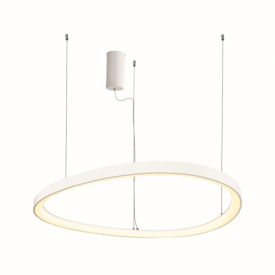 NETTO ΦΩΤΙΣΤΙΚΟ ΚΡΕΜΑΣΤΟ ΛΕΥΚΟ ΜΑΤ ΑΛΟΥΜΙΝΙΟ LED 54W 3000K 4000Lm IP20 Φ600Χ200mm