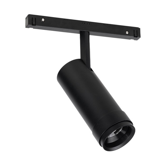 ΦΩΤΙΣΤΙΚΟ ΡΑΓΑΣ ΜΑΥΡΟ ΜΑΓΝΗΤΙΚΟ ZOOMABLE ΣΠΟΤ 48V DC 20W 4000K 1680LM MAx. 20-50°Ra90 Φ58x152mm OSRAM