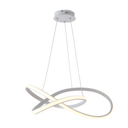 GORDIUS-ΦΩΤΙΣΤΙΚΟ ΚΡΕΜΑΣΤΟ ΛΕΥΚΟ ΑΛΟΥΜΙΝΙΟΥ LED SMD 48W 3000Κ 2880LM IP20 480Χ440Χ1200ΜΜ