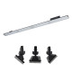 LED ΚΙΝΗΤΟ ΦΩΤΙΣΤΙΚΟ ΡΑΓΑΣ 230V AC 40W 5600LM 4000K 3-PHASE 90° Ra90 5YRS ΜΑΥΡΟ