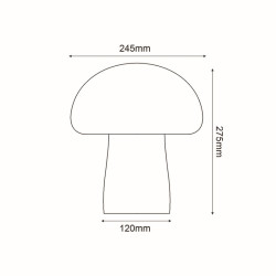 LED SMD POST LUMINAIRE 10W 850LM 230V AC 3.000K RA80 IP65 30.000HRS WHITE CEMENT