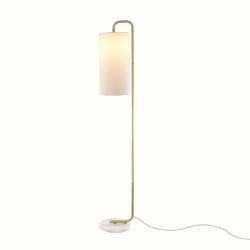 ΕΠΙΔΑΠΕΔΙΟ Φ/Σ 1XE27 OSAKA ΧΡΥΣΟ ΜΕΤ/ΚΟ+ΛΕΥΚΟ ΑΜΠΑΖΟΥΡ-ΜΑΡΜΑΡΟ IP20 26,5X23XH160CM