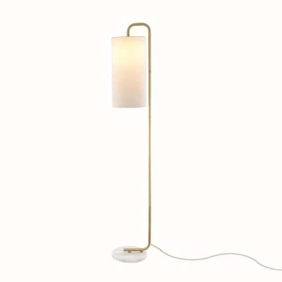 ΕΠΙΔΑΠΕΔΙΟ Φ/Σ 1XE27 OSAKA ΧΡΥΣΟ ΜΕΤ/ΚΟ+ΛΕΥΚΟ ΑΜΠΑΖΟΥΡ-ΜΑΡΜΑΡΟ IP20 26,5X23XH160CM