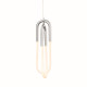 NETTO ΦΩΤΙΣΤΙΚΟ ΚΡΕΜΑΣΤΟ ΧΡΩΜΙΟ ΜΕΤΑΛΛΙΚΟ LED 16W 3000K 1120Lm IP20 Φ150Χ2400mm