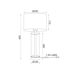 ΕΠΙΤΡΑΠΕΖΙΟ Φ/Σ 1ΧΕ27 ΓΥΑΛΙ+ΑΜΠΑΖΟΥΡ+ΧΡΥΣΟ ΜΕΤΑΛΛΟ Φ25ΧΗ48CM ANTELINO ΕΠΙΤΡΑΠΕΖΙΟ Φ/Σ 1ΧΕ27 ΓΥΑΛΙ+ΑΜΠΑΖΟΥΡ+ΧΡΥΣΟ ΜΕΤΑΛΛΟ Φ25ΧΗ48CM ANTELINO