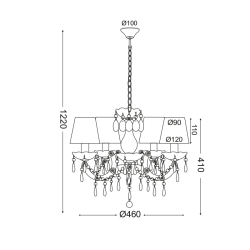 ΚΡΕΜΑΣΤΟ ΑΚΡΥΛΙΚΟ ΛΕΥΚΟ 5ΧΕ14 ΑΜΠΑΖΟΥΡ ΡΟΖ Φ46cm MACARON ΚΡΕΜΑΣΤΟ ΑΚΡΥΛΙΚΟ ΛΕΥΚΟ 5ΧΕ14 ΑΜΠΑΖΟΥΡ ΡΟΖ Φ46cm MACARON