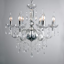 NETTO ΚΡΕΜΑΣΤΟ ΔΙΑΦΑΝΕΣ ΑΚΡΥΛΙΚΟ 6X40W E14 PEGASUS NETTO ΚΡΕΜΑΣΤΟ ΔΙΑΦΑΝΕΣ ΑΚΡΥΛΙΚΟ 6X40W E14 PEGASUS