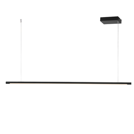 ΚΡΕΜΑΣΤΟ Φ/Σ LED 18W 3000K 920LM ΜΑΥΡΟ ΑΛΟΥΜΙΝΙΟ DIMMER ΑΦΗΣ 105Χ1,8ΧΗ150CM AVENUE