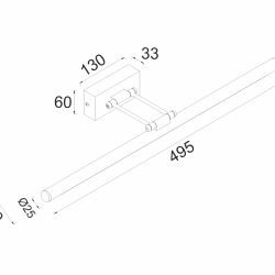 NETTO ΕΠΙΤΟΙΧΟ Φ/Σ LED 12W 3000K 780LM ΧΡΩΜΙΟ ΜΕΤ/ΚΟ IP44 50X6X19CM RIO NETTO ΕΠΙΤΟΙΧΟ Φ/Σ LED 12W 3000K 780LM ΧΡΩΜΙΟ ΜΕΤ/ΚΟ IP44 50X6X19CM RIO