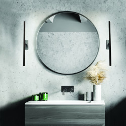 ΕΠΙΤΟΙΧΟ Φ/Σ LED 12W 3000K 780LM PALMA ΜΑΥΡΟ ΜΕΤ/ΚΟ IP44 66,5X14,5X5CM